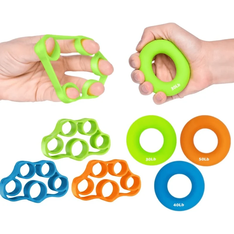 PowerGrip – 6-delig handtrainer-set voor betere gripkracht & pijnverlichting