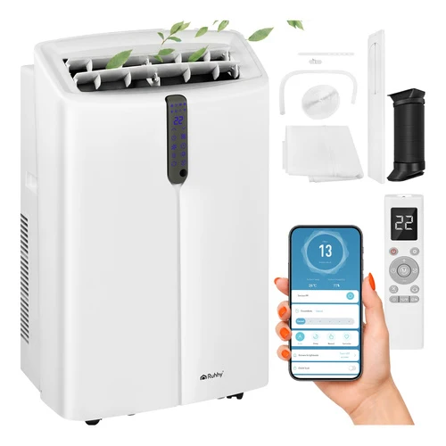 Mobiele Airconditioner 12000 BTU WiFi – 4-in-1 Airco met Verwarming, Ontvochtiger & Ventilator – 25-30 m² - 3,5 kW