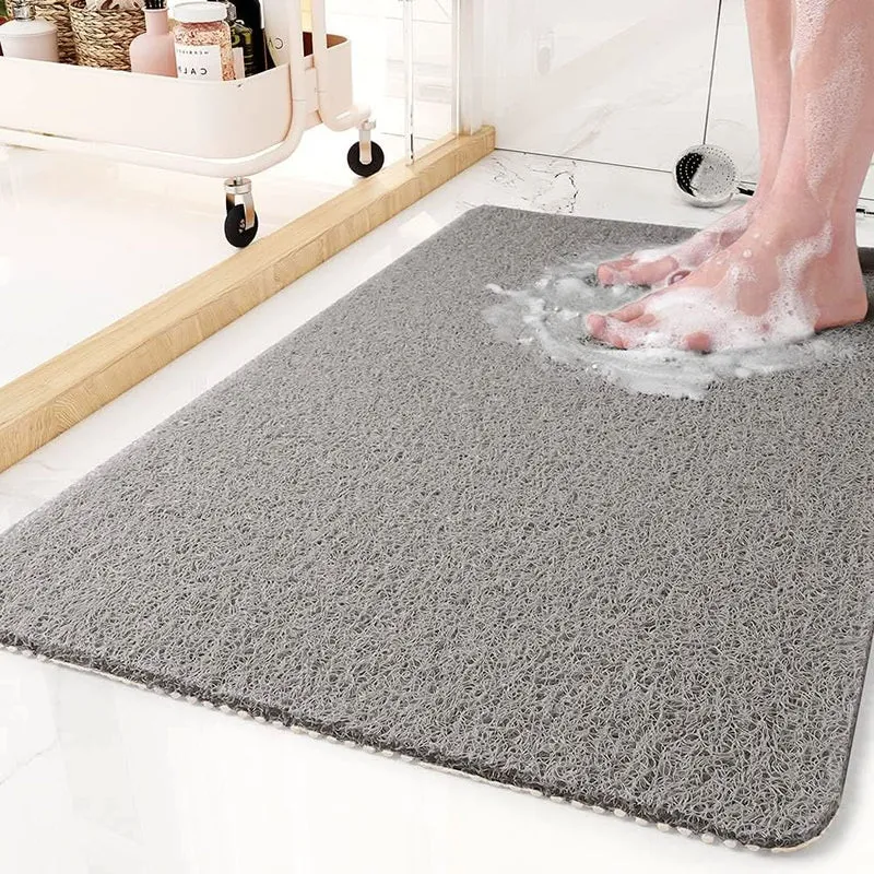 Aqualuxe Douchematt – Antislip Douchematt met Drainagesysteem & loofah-zachte oppervlakte