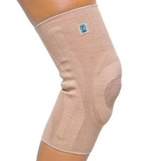 Elastische Kniebrace met Kussentjes en Zijstabilisatoren