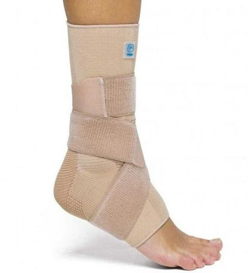 Elastische Enkelbrace in 8 met Siliconen Pads