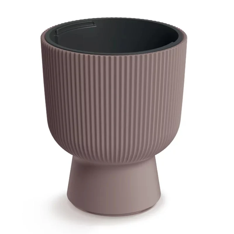 Prosperplast DBMIG400-4985U Pot de fleurs avec insert diamètre 390 mm couleur marsala