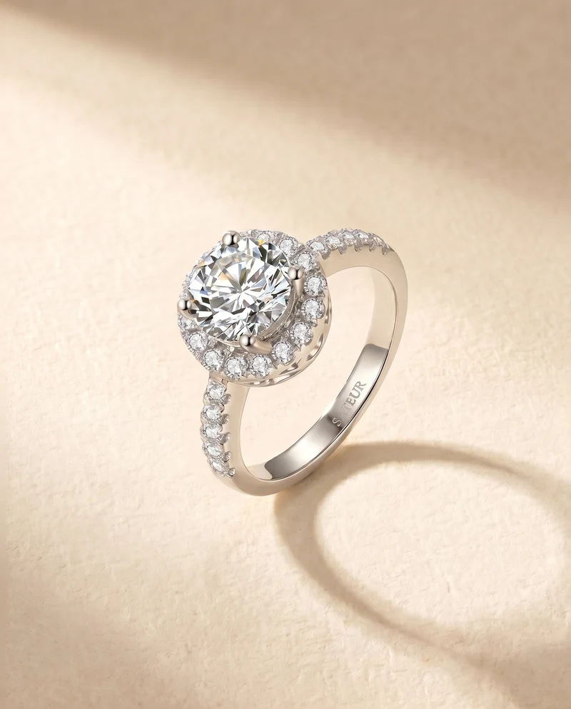 Satéur Rocaille Diamond Ring™, 18K White Gold