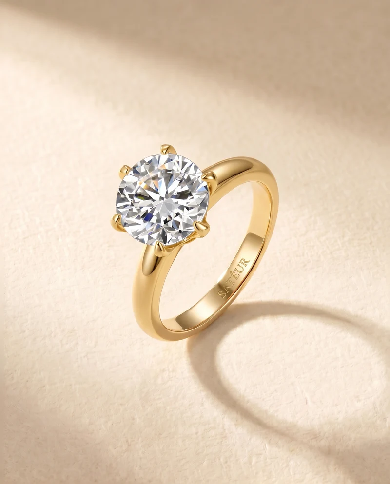 Satéur Aurous Gold Destinée Diamond Ring™, 18K Gold