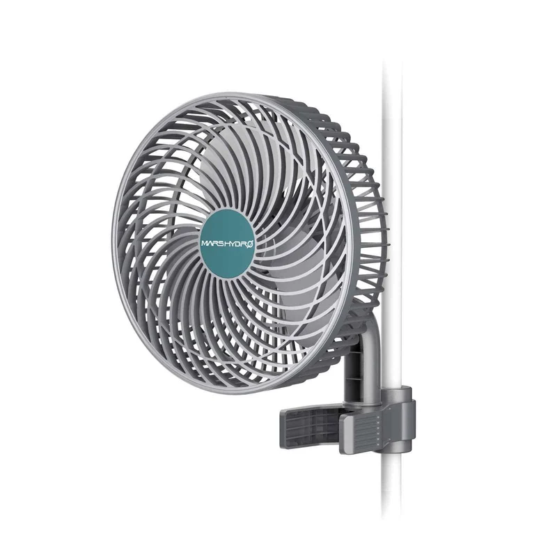 Mars Hydro 6 Inch (15 cm) Oscillerende Clip Ventilator – Stille Kweektent Ventilator met 315 CFM Luchtcirculatie, 3 Snelheden & 80° Oscillatie