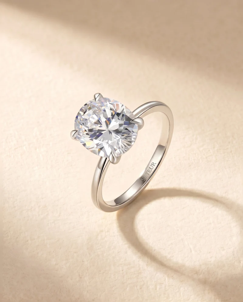 Satéur Légence Diamond Ring™, 18K White Gold