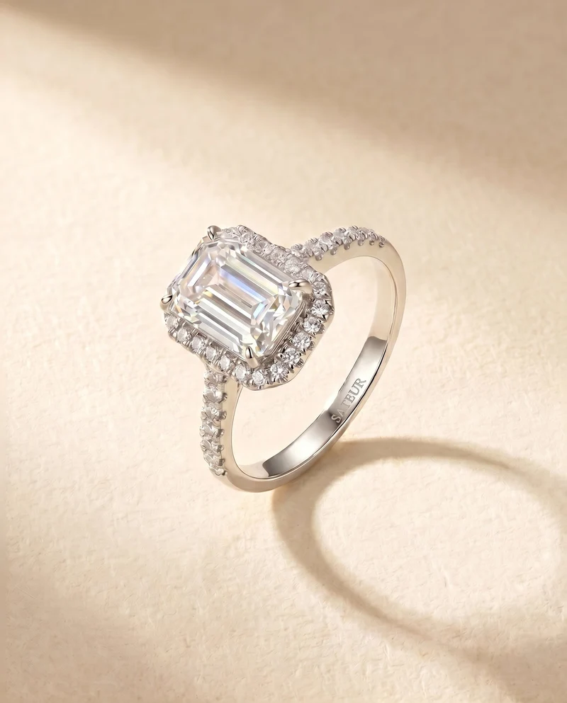 Satéur 1926 Attelée Diamond Ring™, 18K White Gold