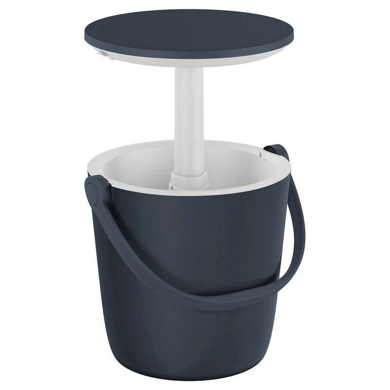 Table bar de jardin portable extérieur anthracite Keter Go Bar
