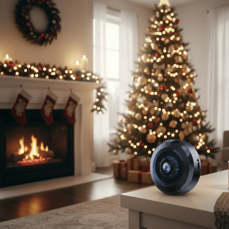 EYECORE MINI – Magnetische WiFi-beveiligingscamera met 1080P HD, Nachtzicht & Bewegingsmelder