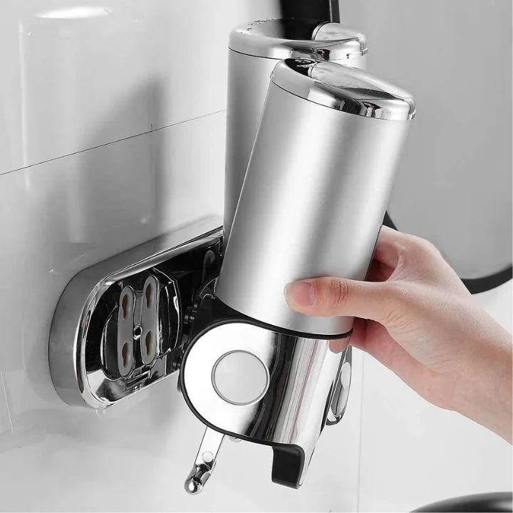 SOAPFORT – Hoogwaardige, wandmontage zeepdispenser met elegant roestvrijstalen ontwerp
