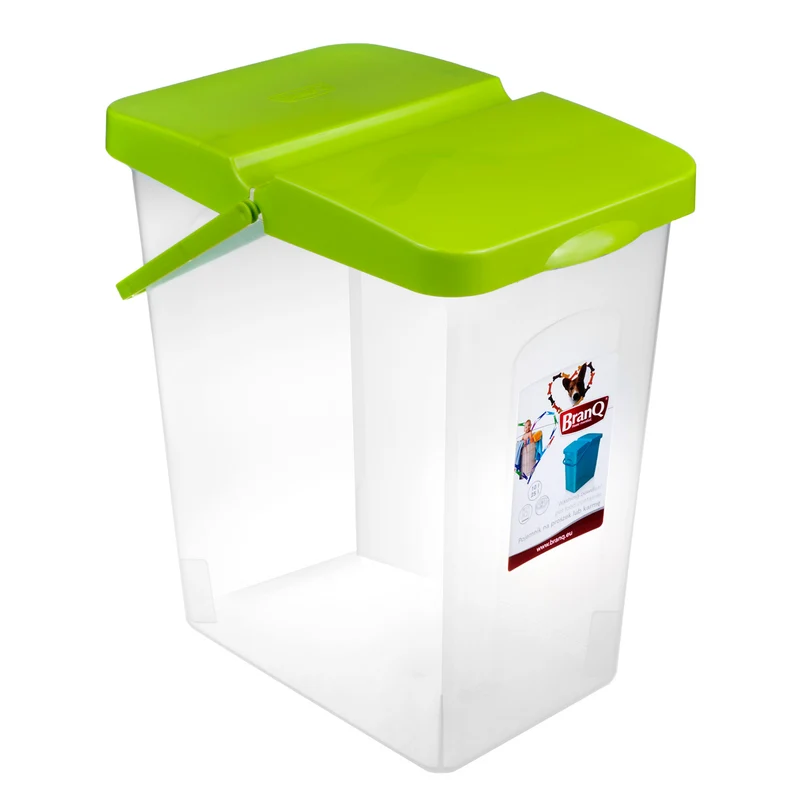 Recipient BranQ Boite d'alimentation 10L Esthétique Et Durable vert et transparent