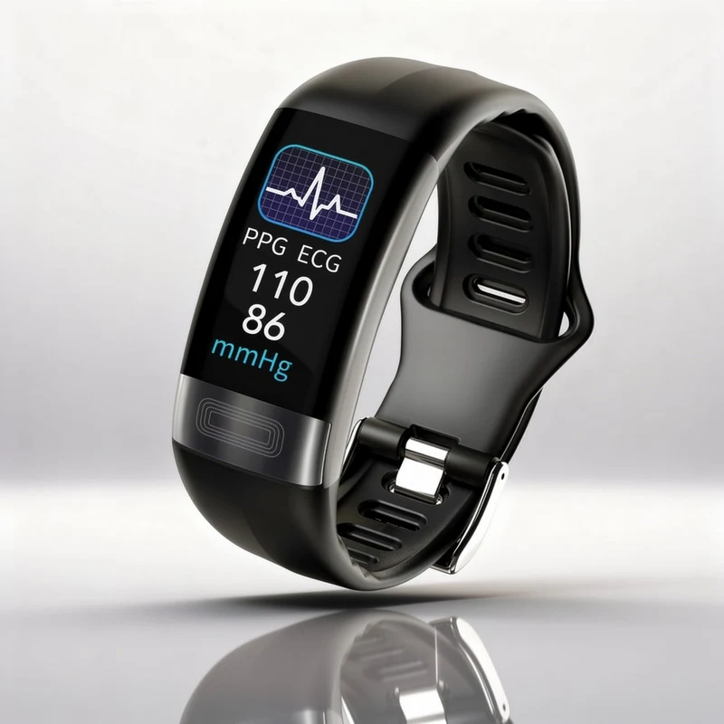 Smartwatch met EKG, hartslag, bloeddruk & slaaptracking voor dames en heren | Fitness Tracker | Vitaro