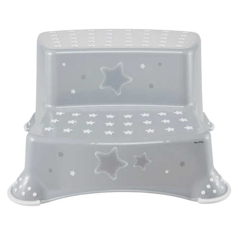 Keeeper Igor plateforme à deux étages pour enfants 1003113019600 - Etoiles gris nordique