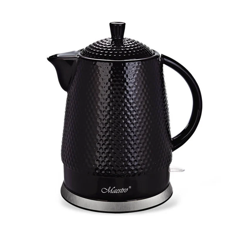 Bouilloire céramique Maestro, capacité 1,5 l, 1500W, noir, MR069