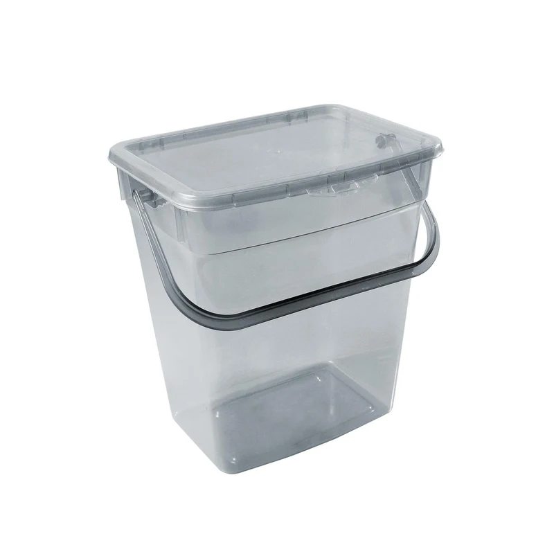 Récipient à poudre Plast Team 10L gris transparent