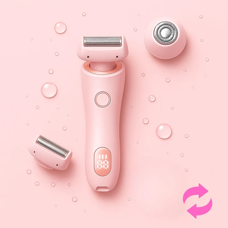Intimrasierer voor vrouwen | Elektrische damesrasierer voor intiem gebied | Bikini trimmer | Femora