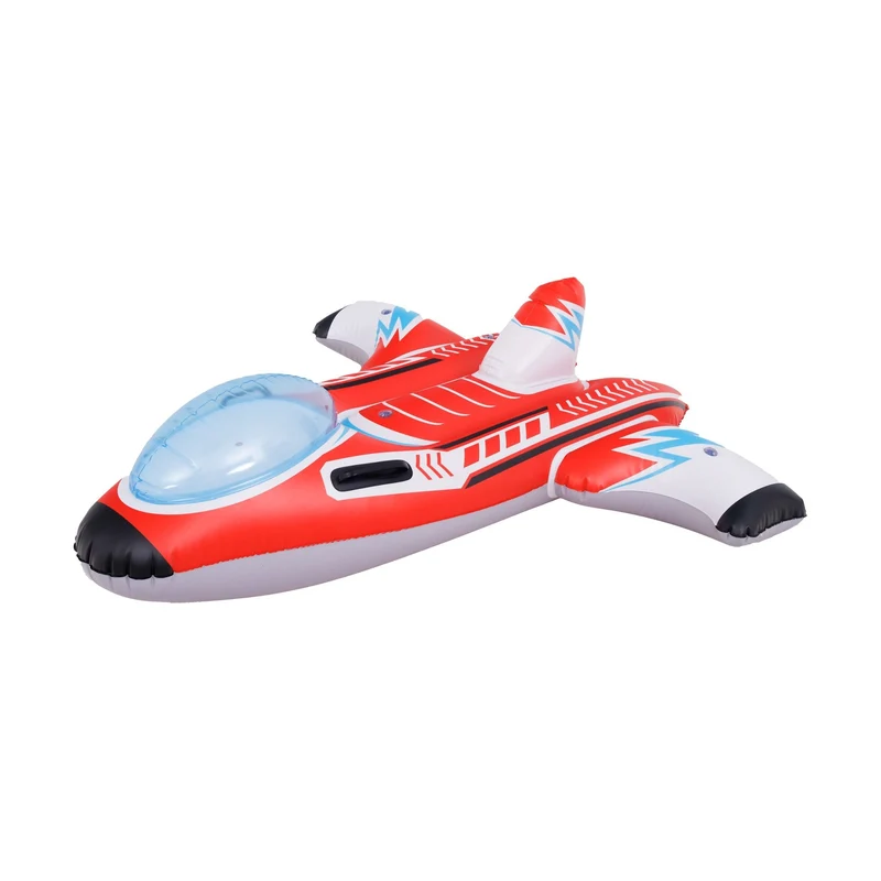 SunClub Opblaasbaar Zwembadvliegtuig Voor Kinderen – 112 x 102 cm – Opblaasbaar Vliegtuig Voor Zwembad en Strand