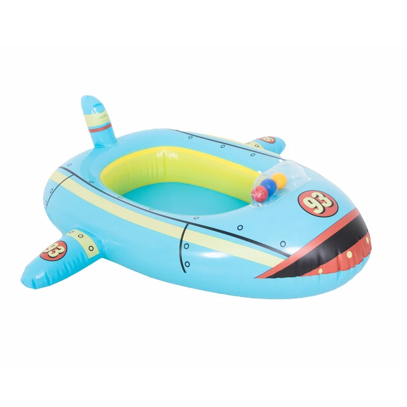 Sunclub Opblaasbare Kinderboot Vliegtuig – Zwembadboot Kinderen 3-4 Jaar – Opblaasbaar Waterspeelgoed – Zwembad & Strand