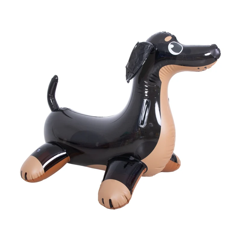Sunclub Opblaasbare Hond Zwembad Float – Opblaasdier Zwembad Kinderen – Drijvend Waterspeelgoed Met Handgrepen – 107 cm