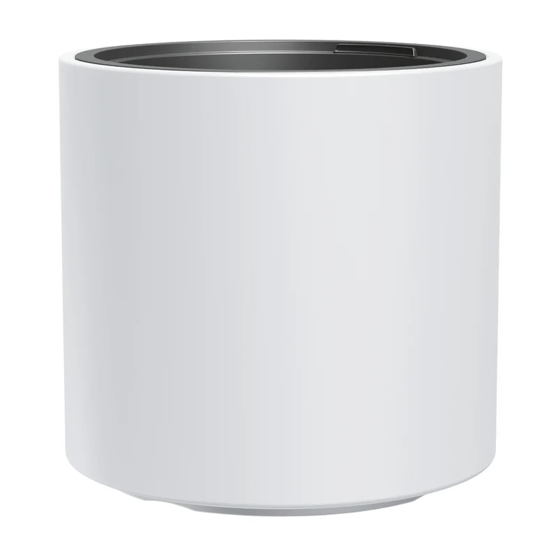 Pot de fleurs Prosperplast, avec insert, résistant au gel, hauteur 38cm, blanc, Heos