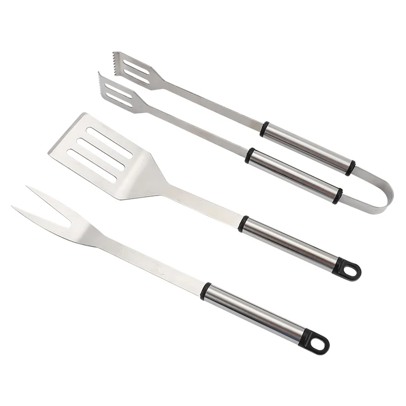 Set d'accessoires Master Grill&Party, spatule, fourchette, pince, acier inoxydable, MG115
