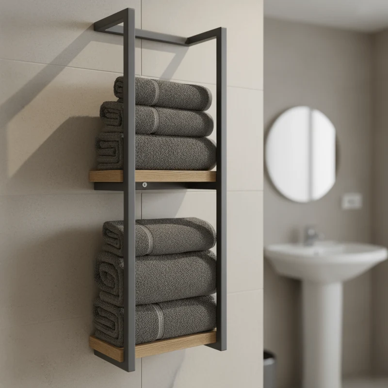 PUREDRY – Elegante Wand-Handdoekhouder – Roestbestendige RVS-uitvoering