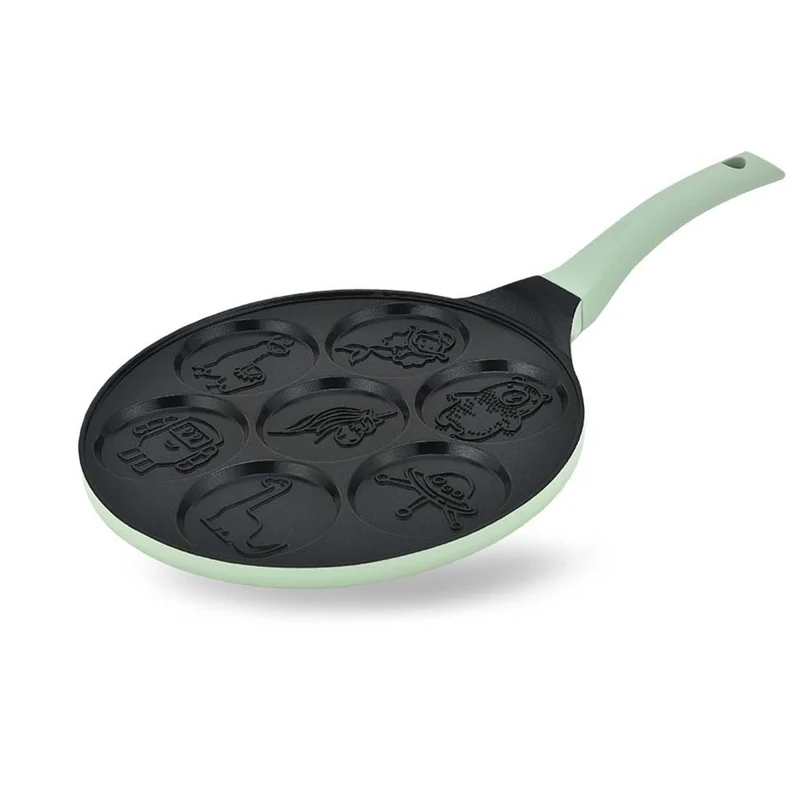 Poêle à crêpes Maestro, motif personnages de contes, diamètre 26 cm, revêtement antiadhésif, poignée en silicone, compatible avec tous les types de cuisinières, MR-1222-D