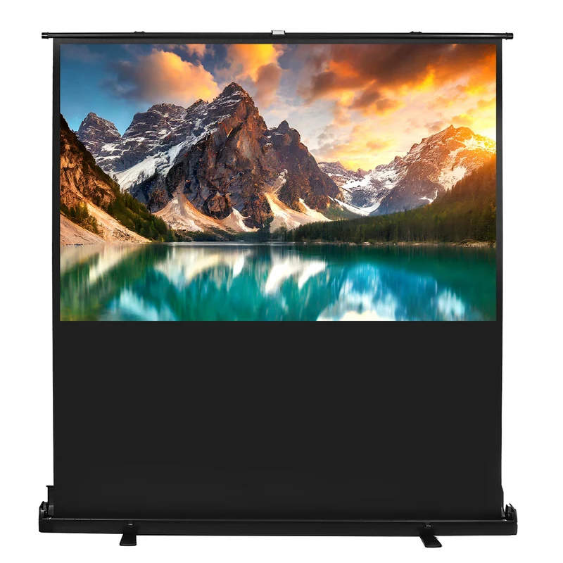 Maclean MC-213 Écran de projection portable compact sol 100" 16:10