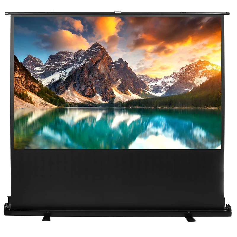 Maclean MC-211 Écran de projection portable compact sol 100" 4:3