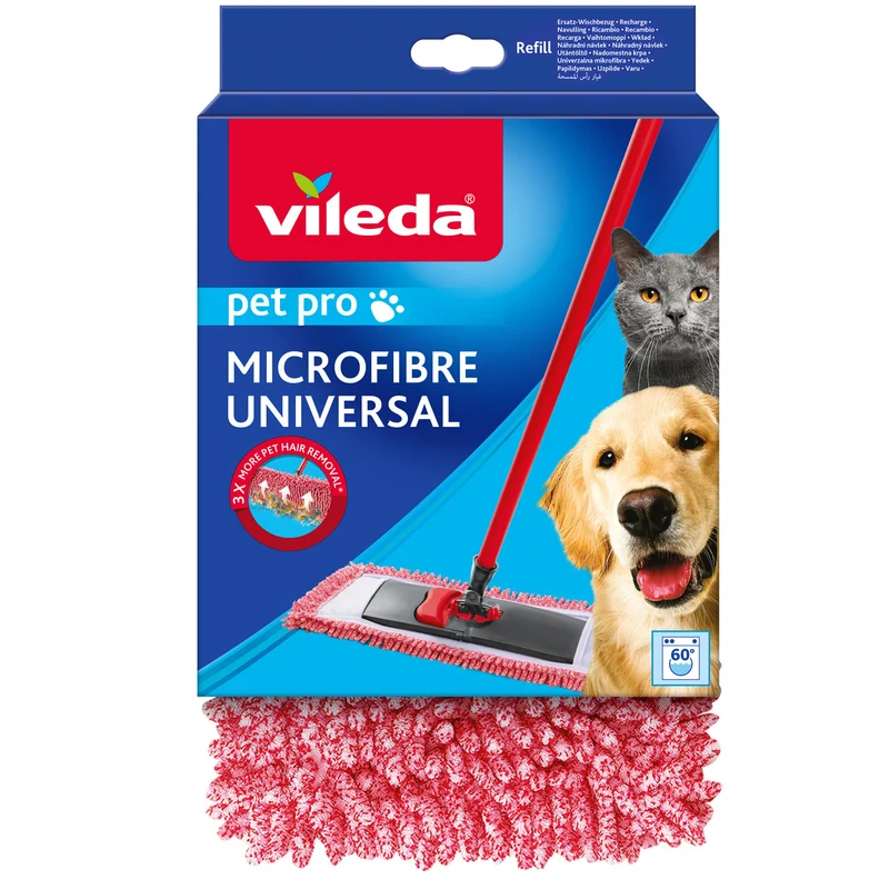 Recharge pour vadrouille plate ACTIVE MAX et SUPER PUCER CLASSIC Vileda CHENILLE 3D