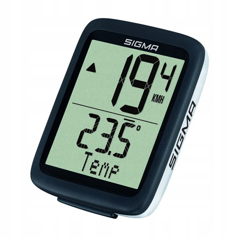 Compteur de vélo Sigma BC 10.0 WR, étanche, résistant aux intempéries, grand écran lisible, 10 fonctions