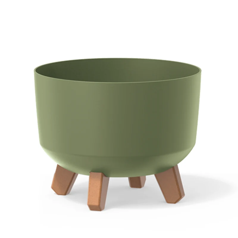 Pot de fleurs Prosperplast Gracia Standard DGRL240-5615C couleur verte 5,1L