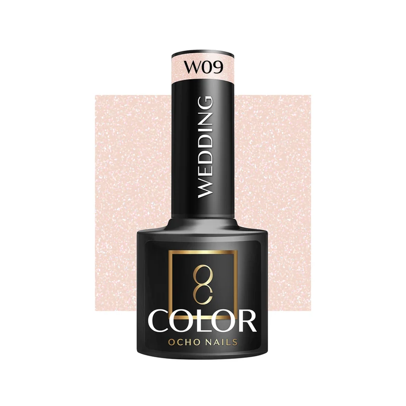 Ocho Nails W09 Professionele Hybride Bruidsnagellak - Roze UV Gellak - Wedding Nagellak 5 g