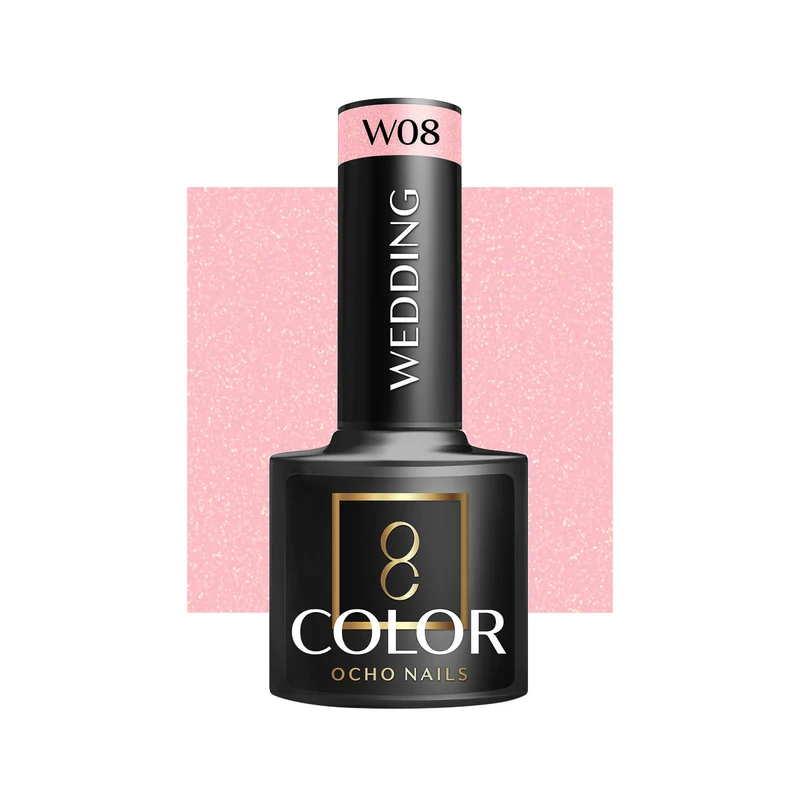 Ocho Nails W08 Professionele Hybride Bruidsnagellak - Roze UV Gellak - Wedding Nagellak 5 g