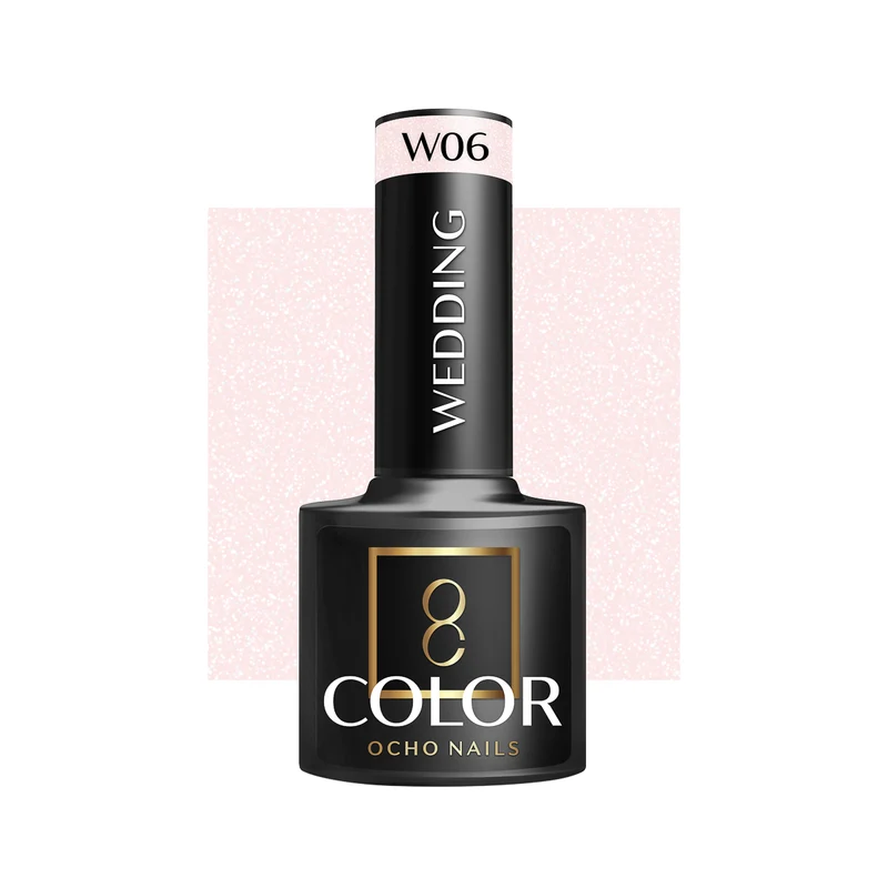 Ocho Nails W06 Professionele Hybride Bruidsnagellak - Roze UV Gellak - Wedding Nagellak 5 g