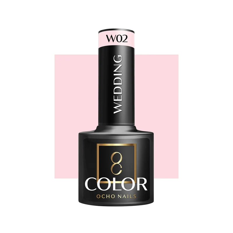 Ocho Nails W02 Professionele Hybride Bruidsnagellak - Roze UV Gellak - Wedding Nagellak 5 g