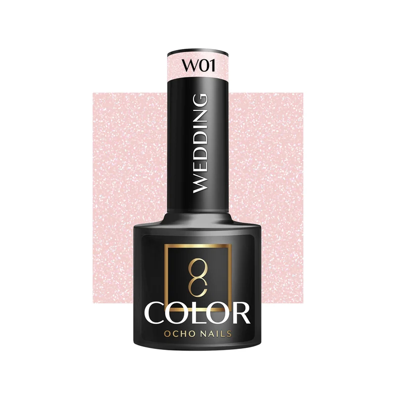 Ocho Nails W01 Professionele Hybride Bruidsnagellak - Roze UV Gellak - Wedding Nagellak 5 g