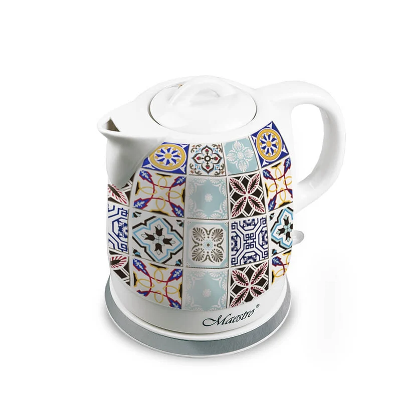 Bouilloire céramique Maestro, sans fil, 1200W, capacité 1.5l, MR-066-Porto