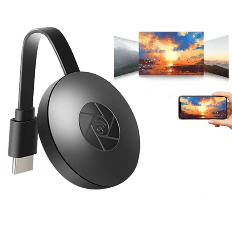 Draadloze HDMI-Streamer VisionCast One | Full HD 1080P | Draadloos & Plug-and-Play | Voor films, presentaties & gaming