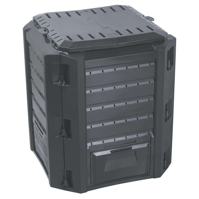 Composteur Prosperplast, hors gel, 380l, noir, Compogreen