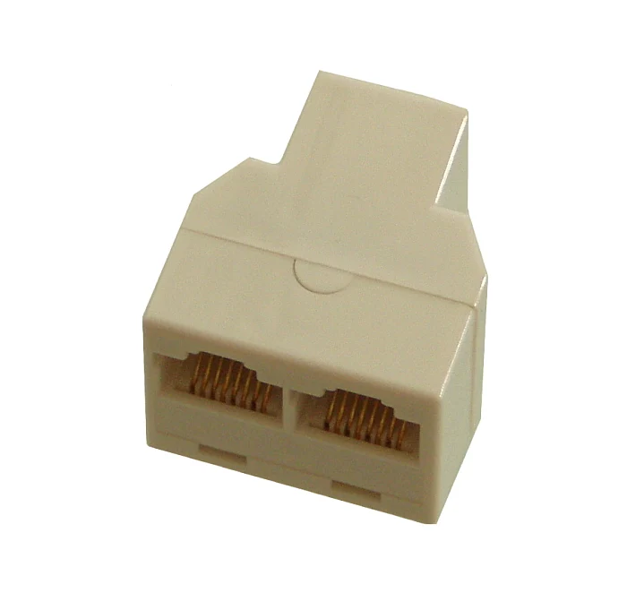 Connecteur adaptateur RJ45 deux prises 8P8C Lechpol