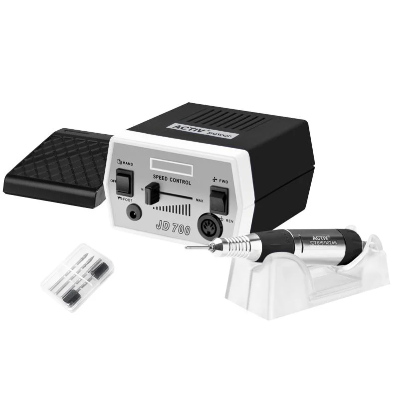 Activ Power JD700 Nagelfreesmachine Zwart – Professionele Freesmachine voor Manicure en Pedicure met Voetpedaal