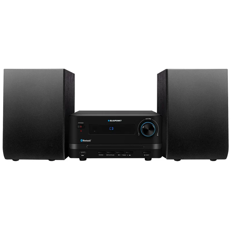 Microchaîne Blaupunkt, puissance 45 W, radio FM, prise AUX et connecteur USB, Bluetooth, MS14BT