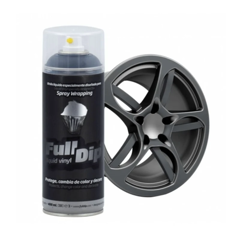 FullDip Plastidip 400ml Spuitbus - Hyper Black Vloeibaar Vinyl Spray Dip