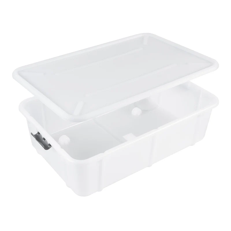 BranQ Velur 29L conteneur de stockage avec couvercle et roues