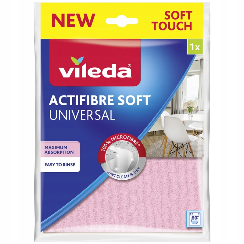 Chiffon microfibre multi-usages Vileda Actifibre Soft