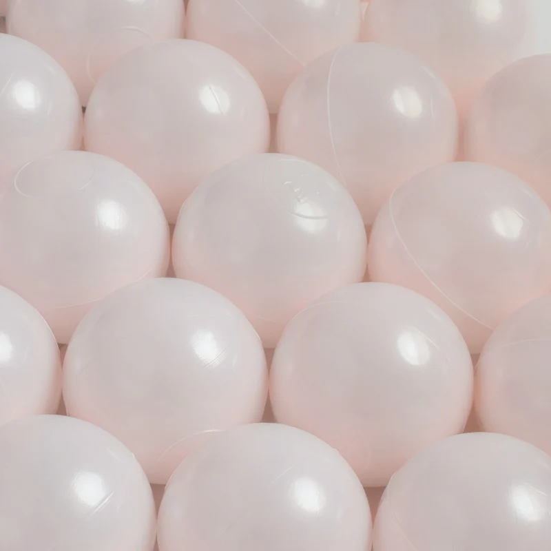 Trendmix Extra Parelmoer Lichtroze Ballenbak Ballen - Set van 50 Stuks – 6 cm - Licht Roze