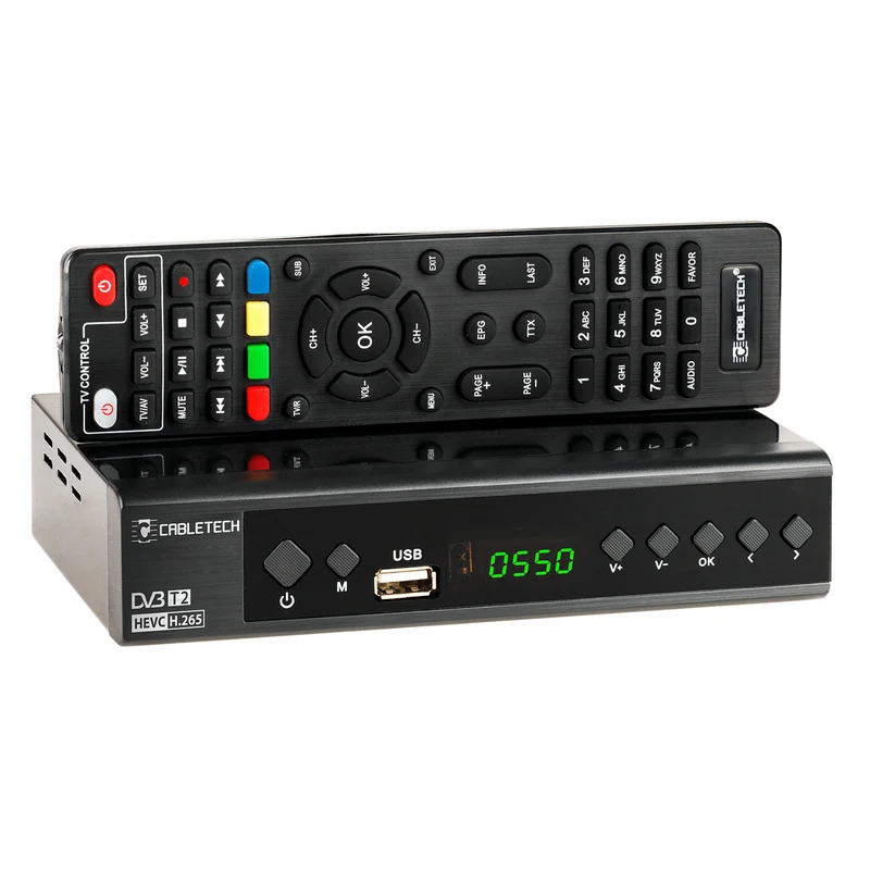 Tuner-décodeur DVB-T2 H.265 HEVC KrugerMatz KM0550D EPG PVR Timeshift