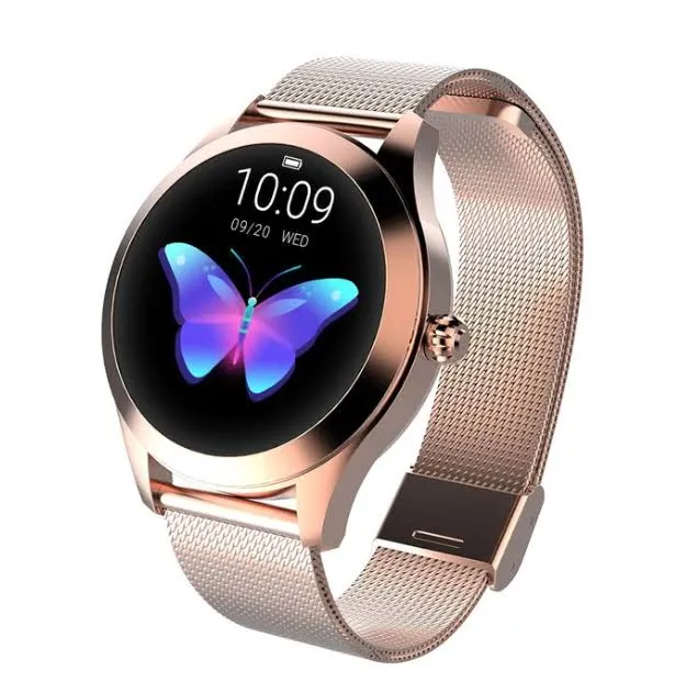Vrouwen Stylish Smartwatch | Gezondheidsmonitoring, Slimme Meldingen & Aanpasbare Opties