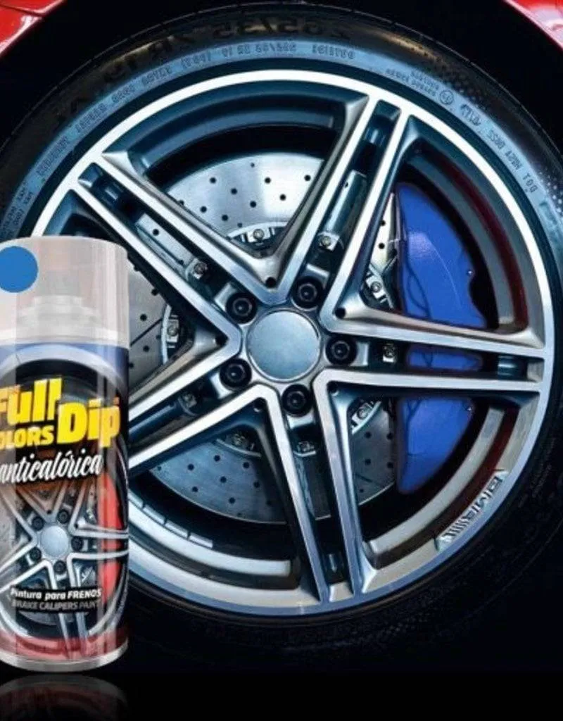 FullDip Spuitbus Remklauw Hittebestendige Spuitverf 400ml Spuitbus - Glans Blauw [Vloeibare Coating]